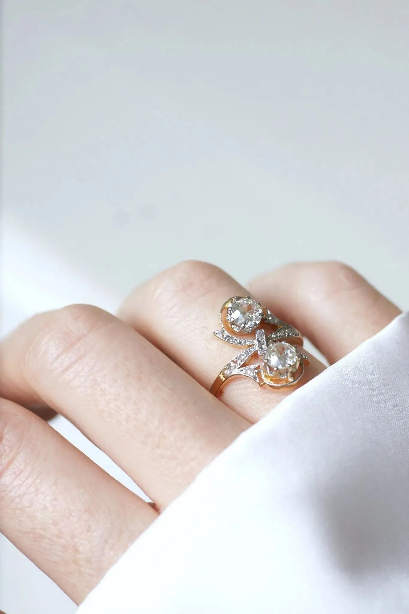 Bague Belle Epoque Toi et moi Diamants sold by 58 Facettes product image thumbnail 2