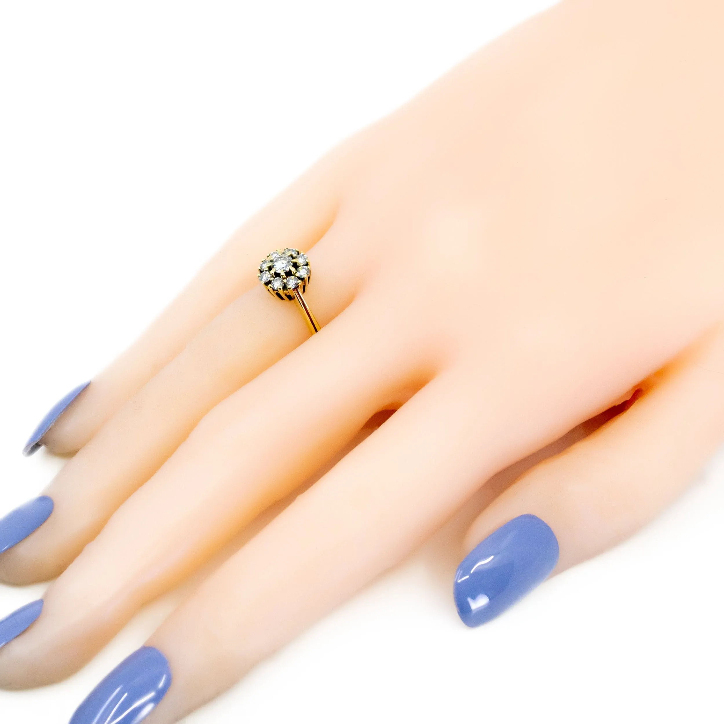 Bague entourage diamant 14 carats sold by 58 Facettes product image thumbnail 2