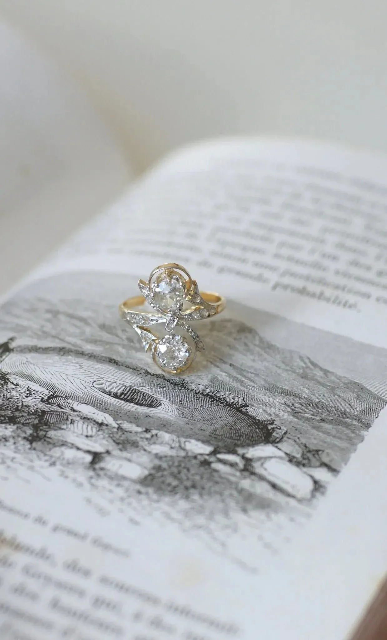 Bague Belle Epoque Toi et moi Diamants sold by 58 Facettes product image thumbnail 5