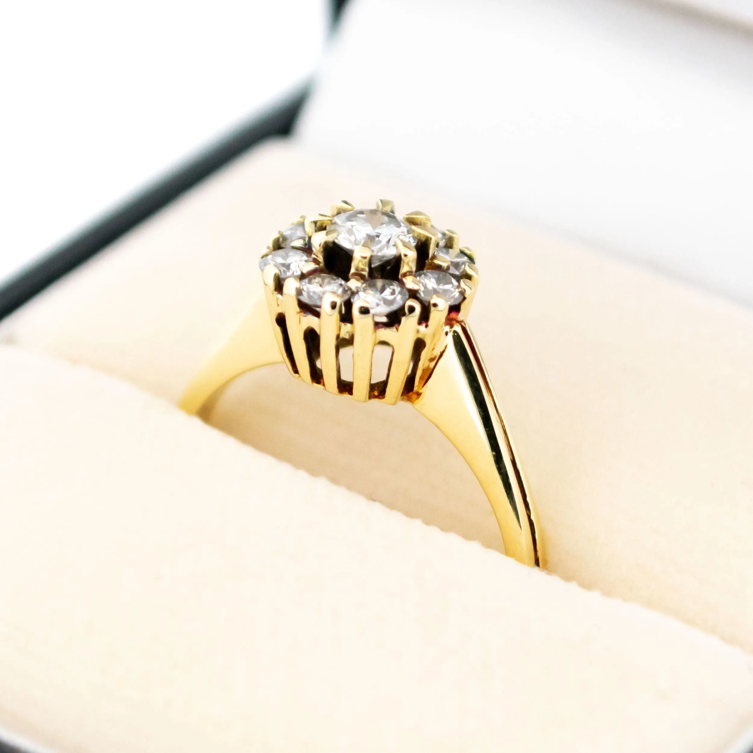 Bague entourage diamant 14 carats sold by 58 Facettes product image thumbnail 3