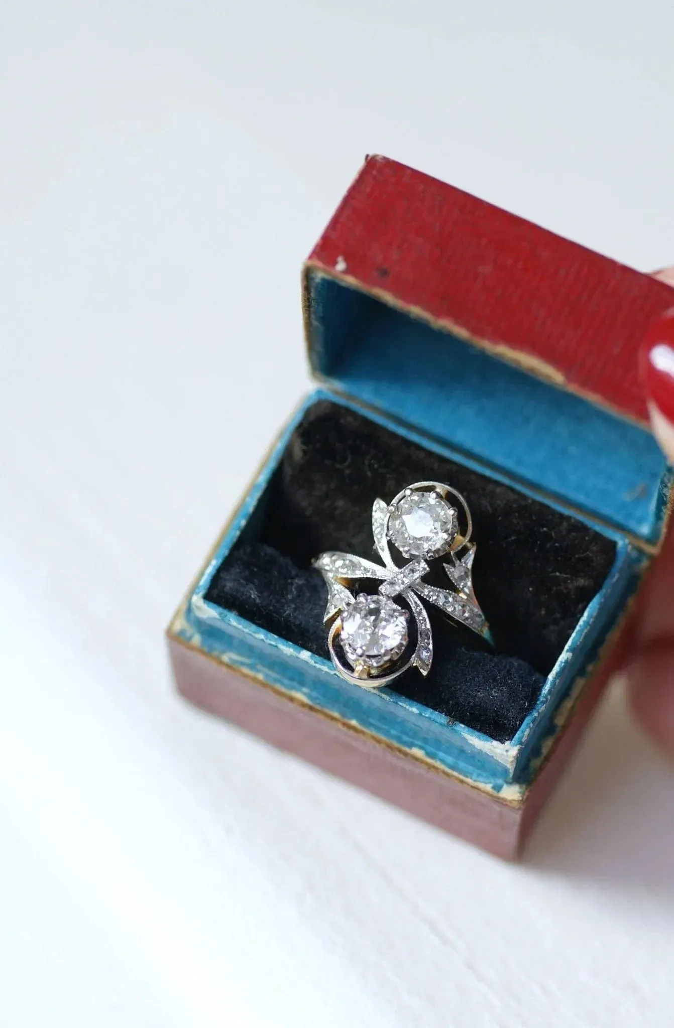 Bague Belle Epoque Toi et moi Diamants sold by 58 Facettes product image thumbnail 3