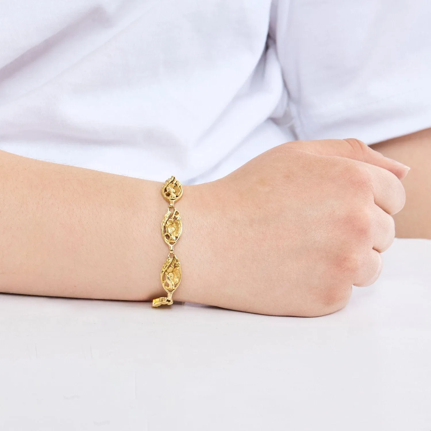 Bracelet souple or jaune sold by 58 Facettes product image thumbnail 2