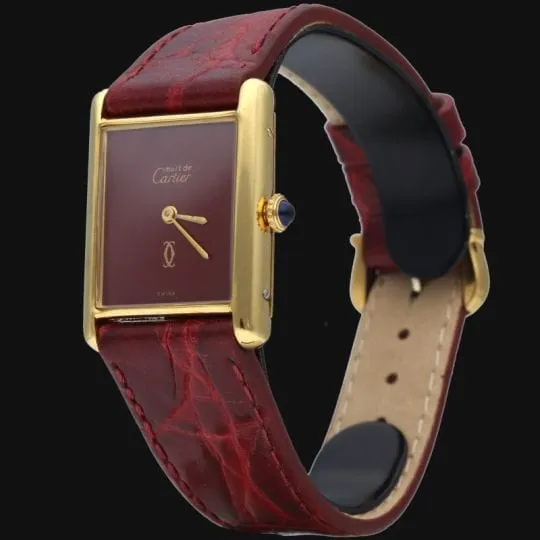 Cartier Montre Tank Vermeil sold by 58 Facettes product image thumbnail 3