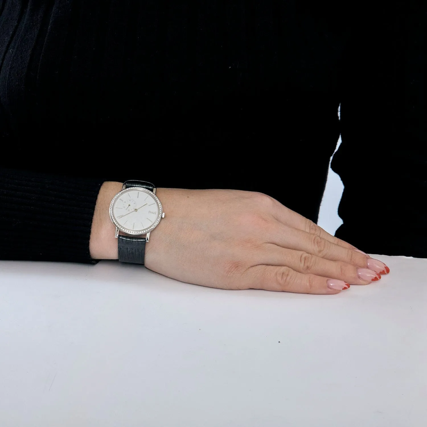 PIAGET - Montre Altiplano Origin en or blanc et diamants sold by 58 Facettes product image thumbnail 2