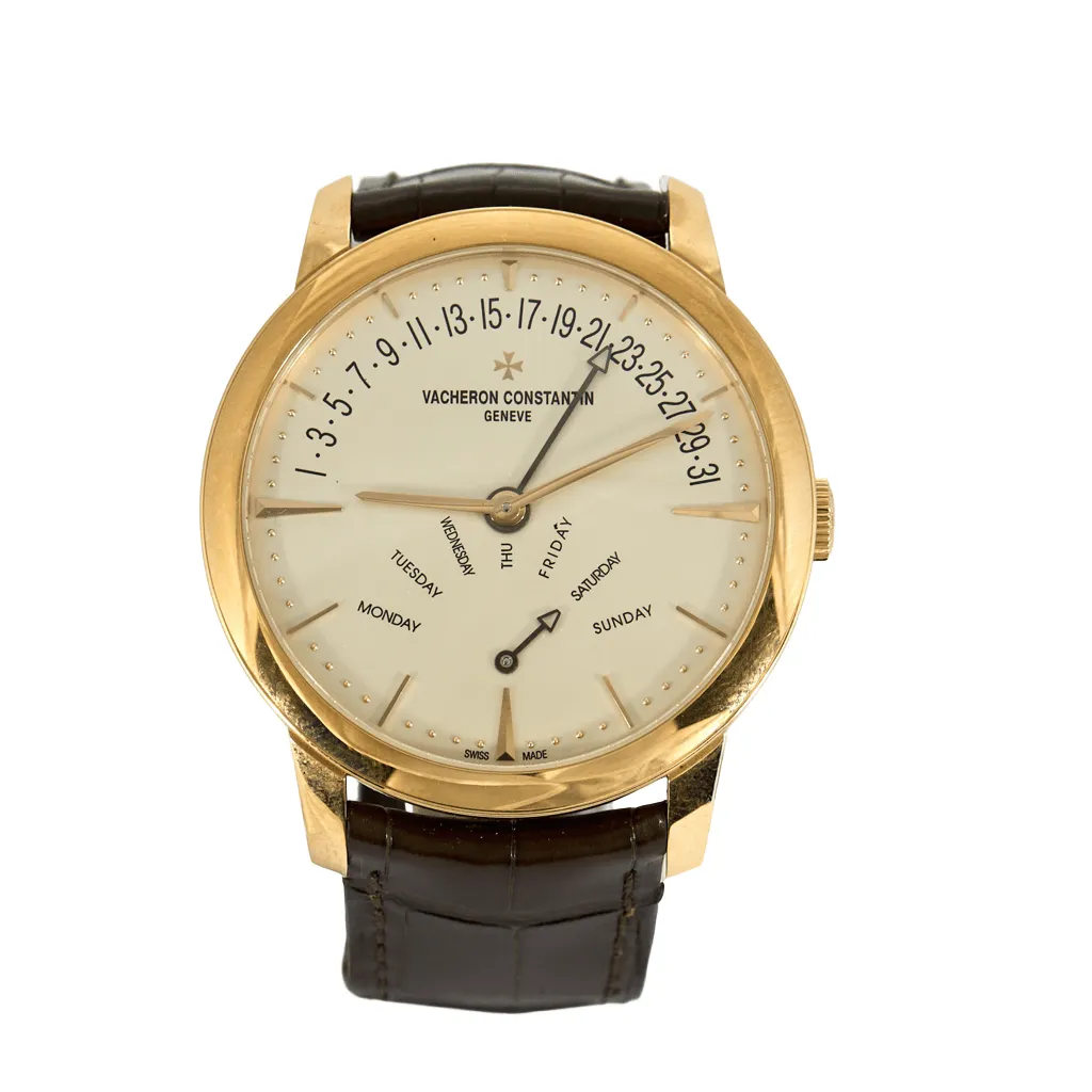 VACHERON CONSTANTIN - Heures Sautantes - Montre d'homme en or rose sold by 58 Facettes