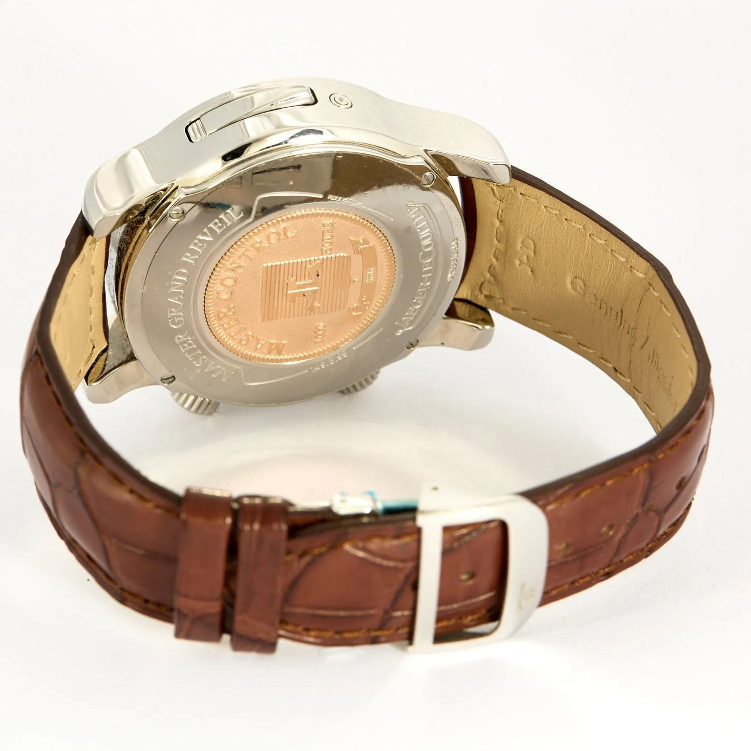 JAEGER LECOULTRE - Calendrier Perpétuel - Master Grand Réveil - Elegante montre d'homme en acier sold by 58 Facettes product image thumbnail 4