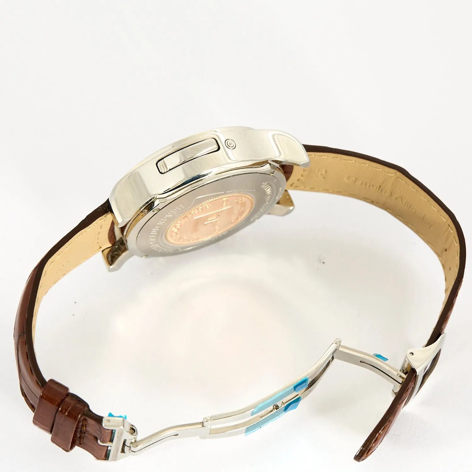 JAEGER LECOULTRE - Calendrier Perpétuel - Master Grand Réveil - Elegante montre d'homme en acier sold by 58 Facettes product image thumbnail 5