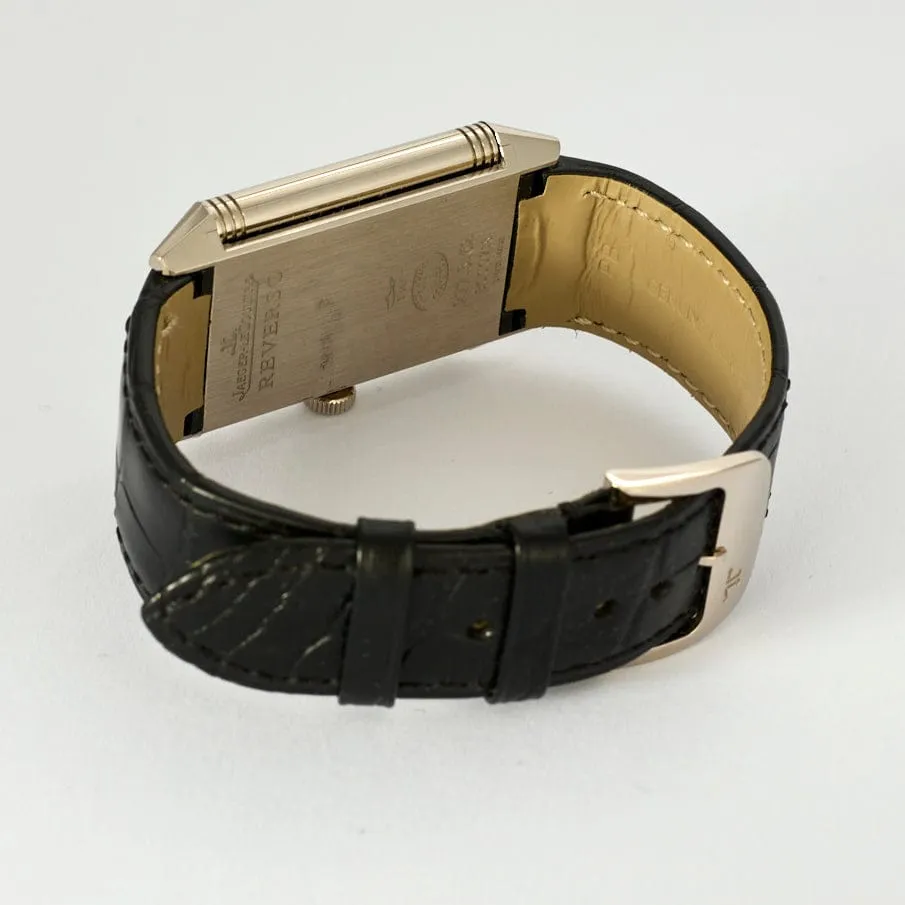 JAEGER LECOULTRE - Reverso Ultra-thin Tribute to 1931 - Elegante montre d'homme à boitier pivotant en or blanc 18 K sold by 58 Facettes product image thumbnail 3