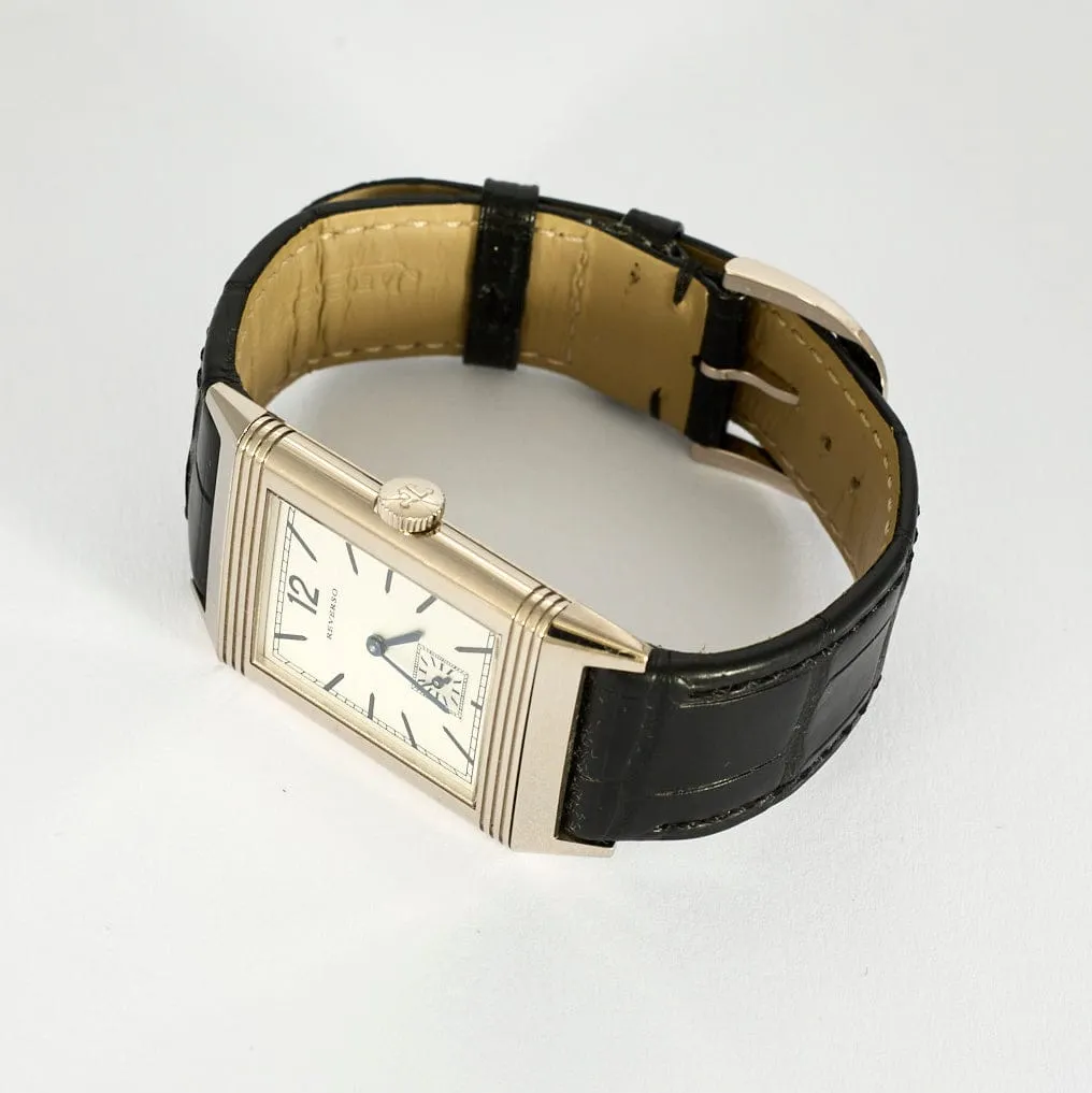 JAEGER LECOULTRE - Reverso Ultra-thin Tribute to 1931 - Elegante montre d'homme à boitier pivotant en or blanc 18 K sold by 58 Facettes product image thumbnail 2