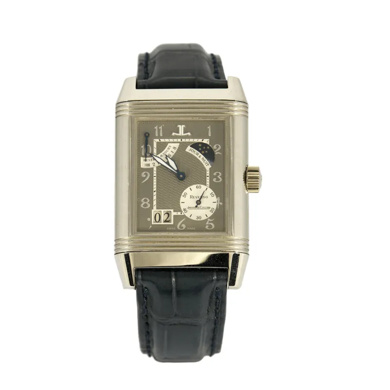 JAEGER LECOULTRE - Reverso Septantième - Série Limitée - Superbe et rare montre d'homme à boitier pivotant en platine sold by 58 Facettes
