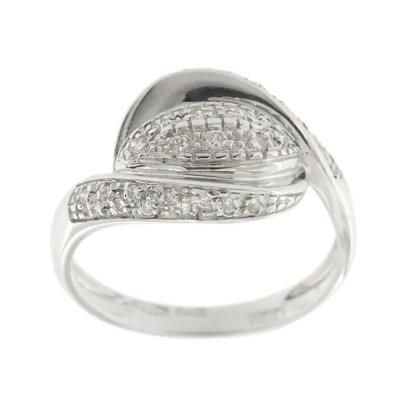 Bague bandeau avec diamants sold by 58 Facettes