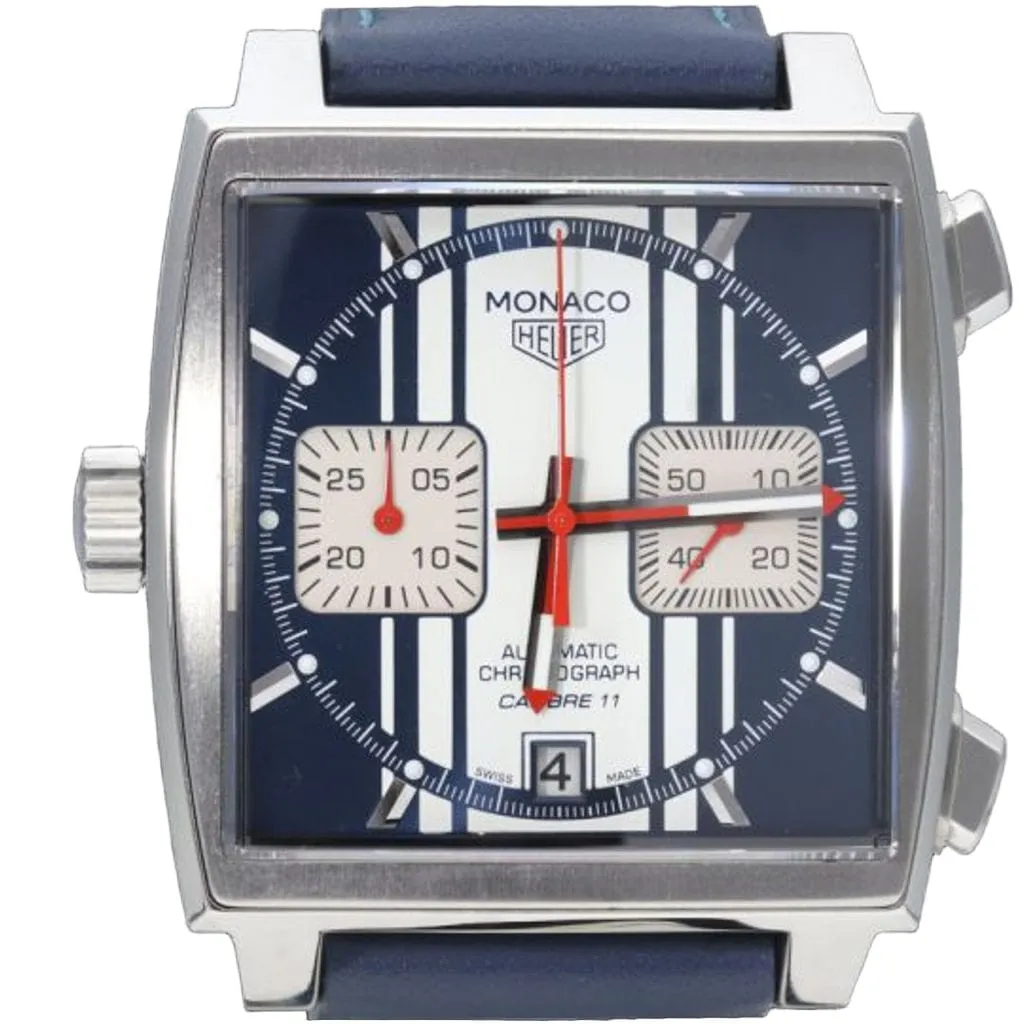 Montre Tag Heuer Monaco Chronographe Calibre 11 Steve McQueen sold by 58 Facettes