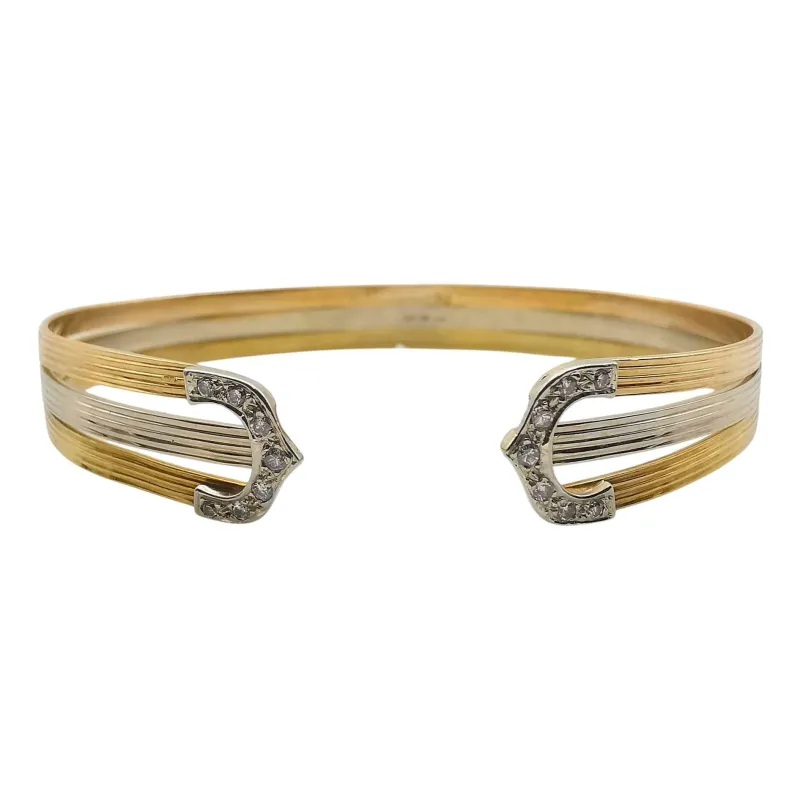 Bracelet ou jaune, ou blanc, ou rose, diamants sold by 58 Facettes