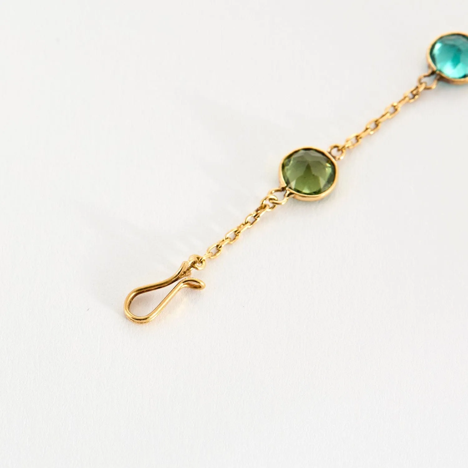 Bracelet or jaune et pierres de couleurs sold by 58 Facettes product image thumbnail 5