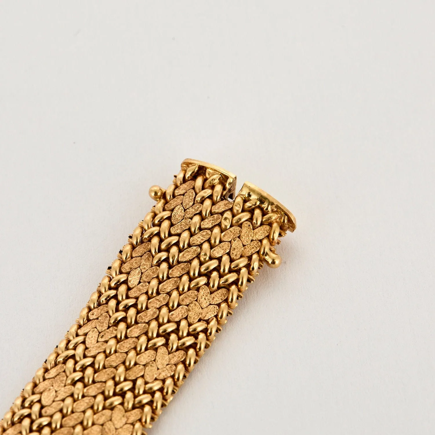 Bracelet maille polonaise en or jaune sold by 58 Facettes product image thumbnail 5