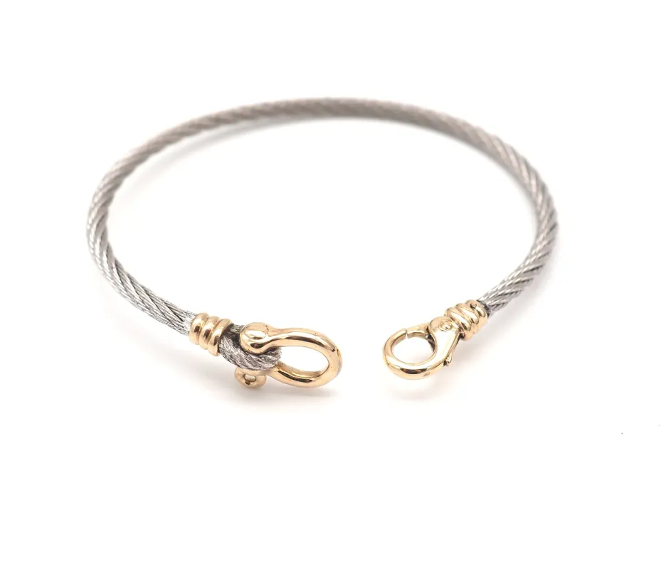 Bracelet Fred force 10 vintage en acier et en or sold by 58 Facettes
