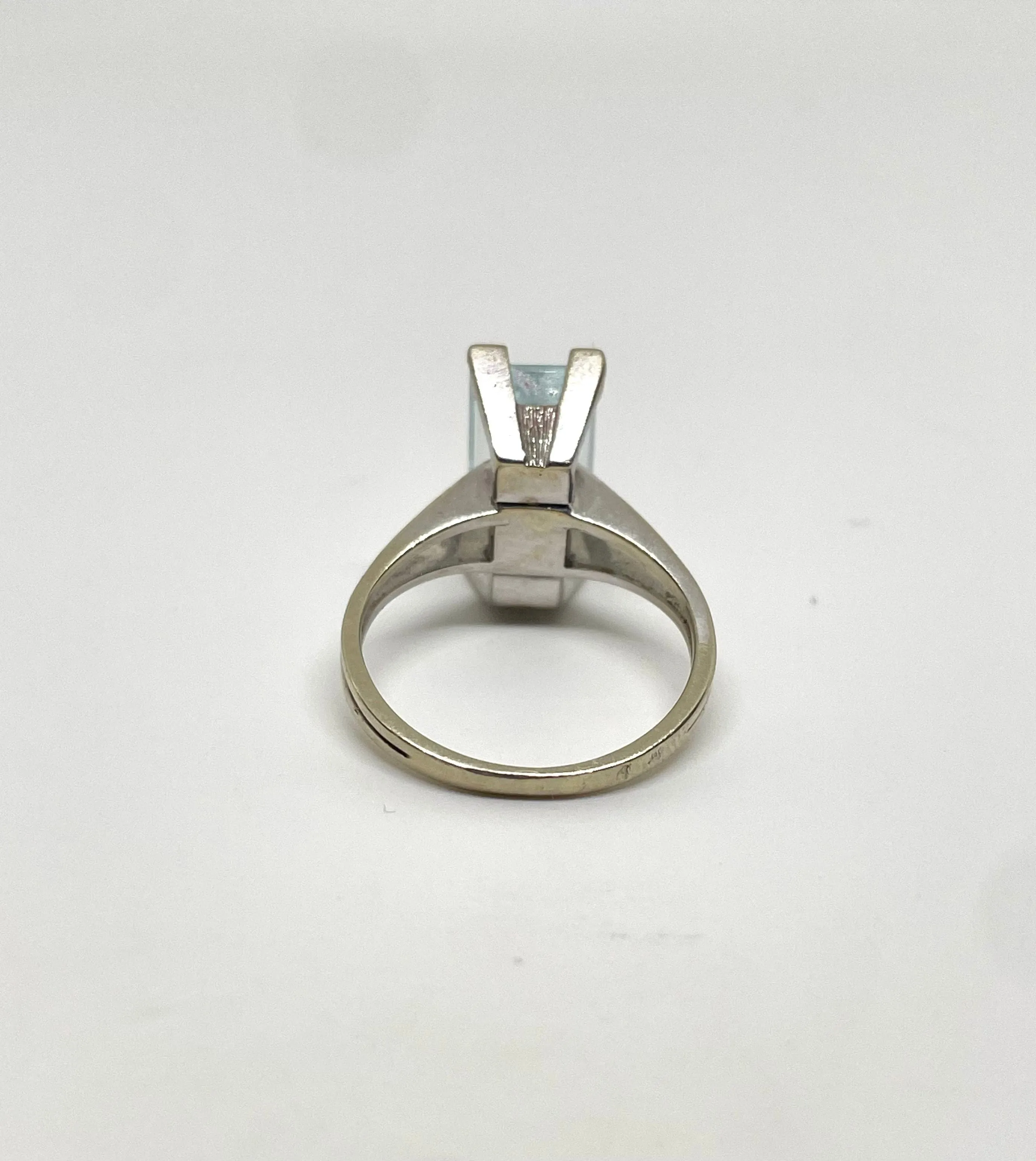 Bague cocktail or gris aigue marine sold by 58 Facettes product image thumbnail 4