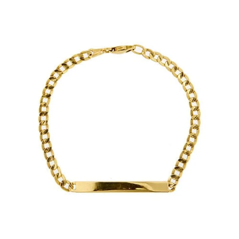 Bracelet homme avec plaque sold by 58 Facettes