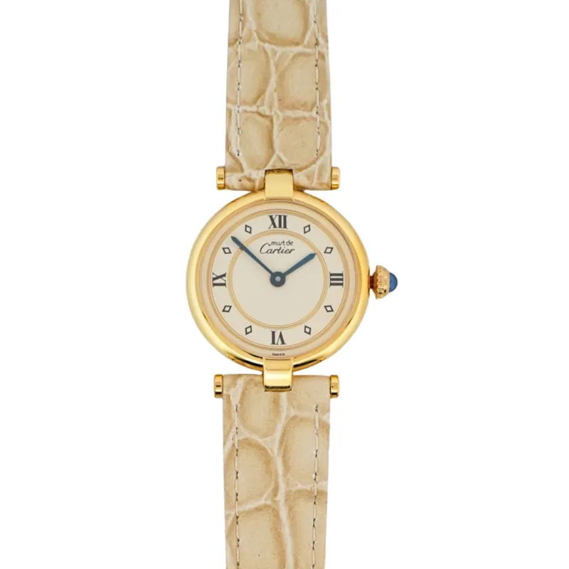 CARTIER - Must Vendôme - Cadran anneau or - PM sold by 58 Facettes