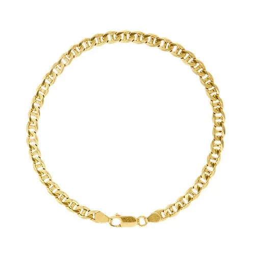 Bracelet homme maille croix en or jaune sold by 58 Facettes