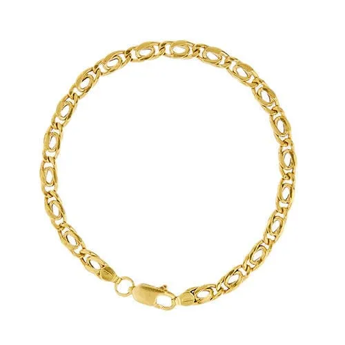 Bracelet homme en maille œil de tigre sold by 58 Facettes