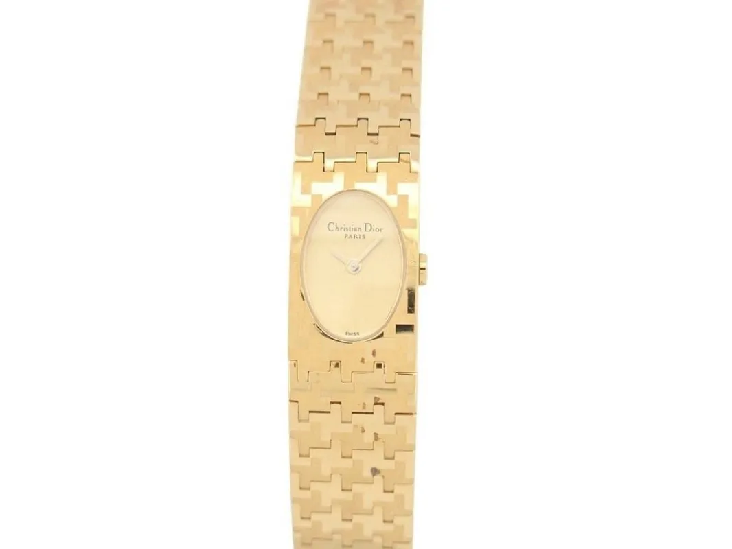 montre miss dior 23 mm plaque or jaune quartz sold by 58 Facettes