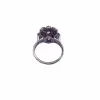 Bague Entourage Fleur Or Blanc 18 k Diamants sold by 58 Facettes