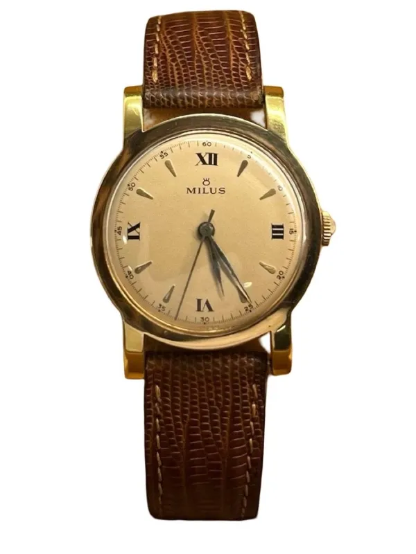 Milus Vintage - Montre en or jaune 18K sold by 58 Facettes