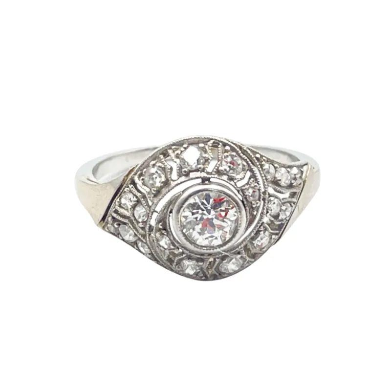 Bague Art Déco Diamants sold by 58 Facettes