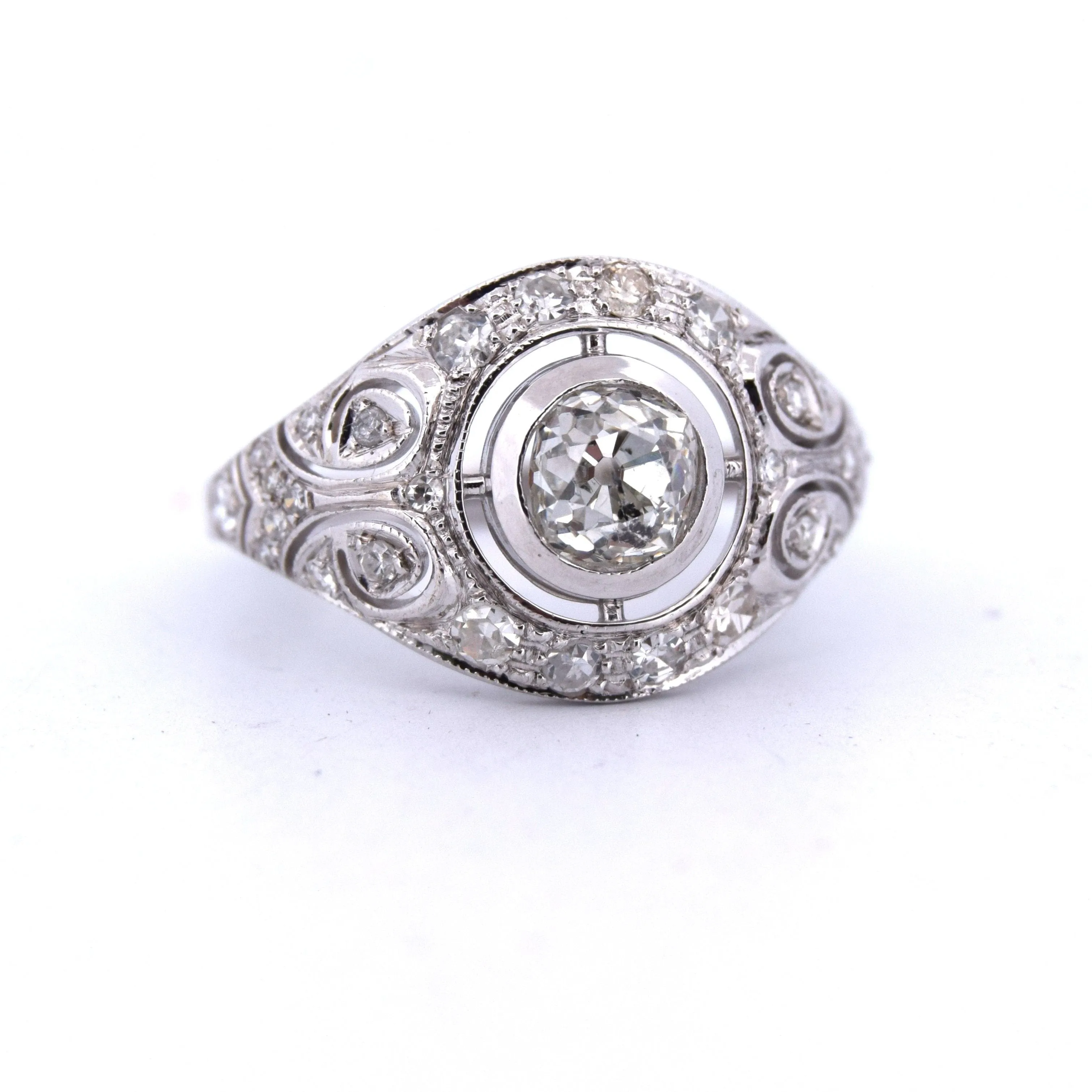 Bague Liberty en or blanc - diamant sold by 58 Facettes