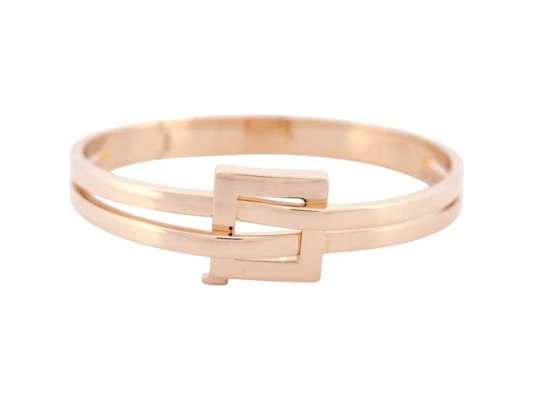 vintage bracelet BOUCHERON dechaine 15cm en or rose 18k 36.4g sold by 58 Facettes