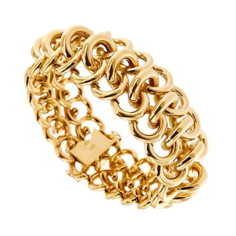 Bracelet Tank Or Rose sold by 58 Facettes