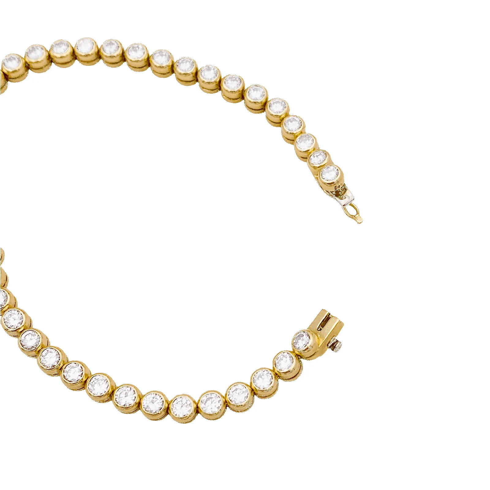 Bracelet ligne, diamants en serti clos. sold by 58 Facettes product image thumbnail 4