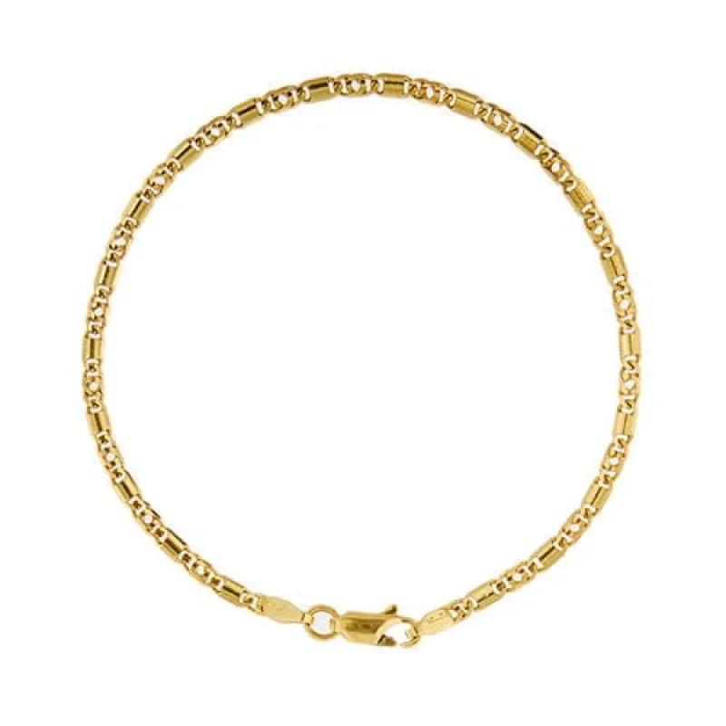 Bracelet homme en or jaune maille œil de tigre sold by 58 Facettes