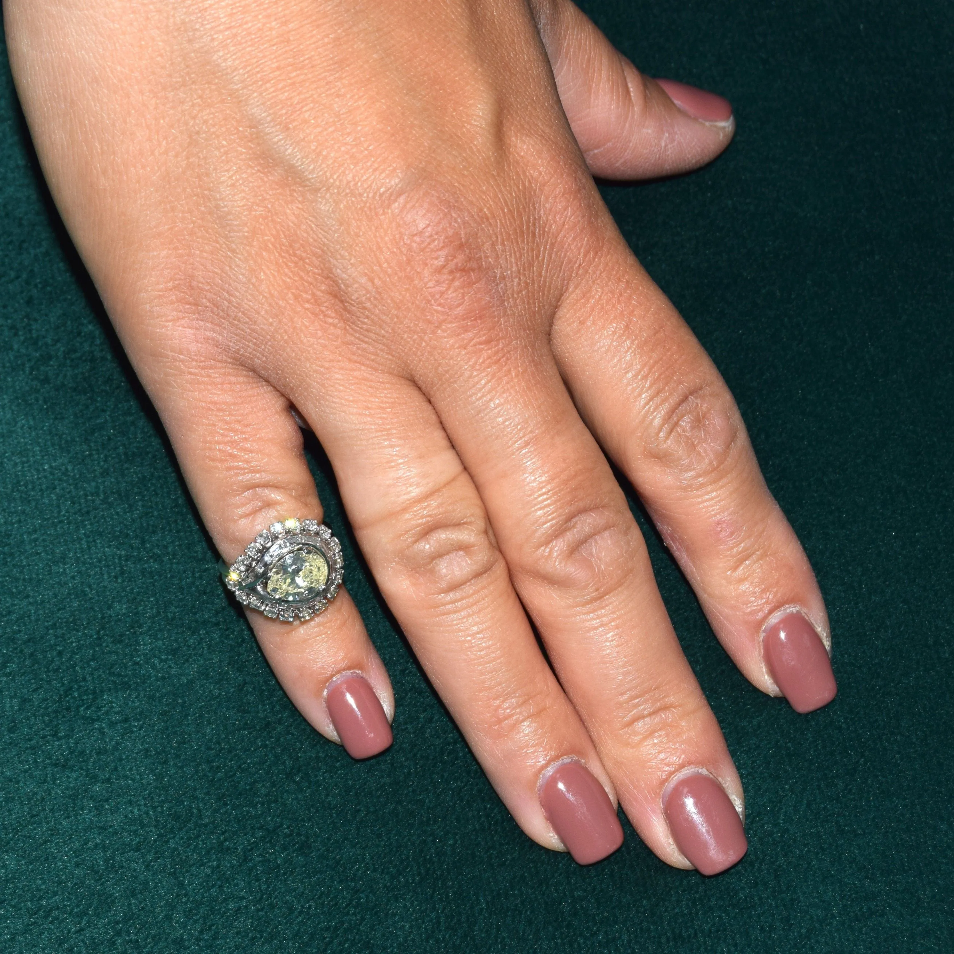 Bague arrière en platine sold by 58 Facettes product image thumbnail 2