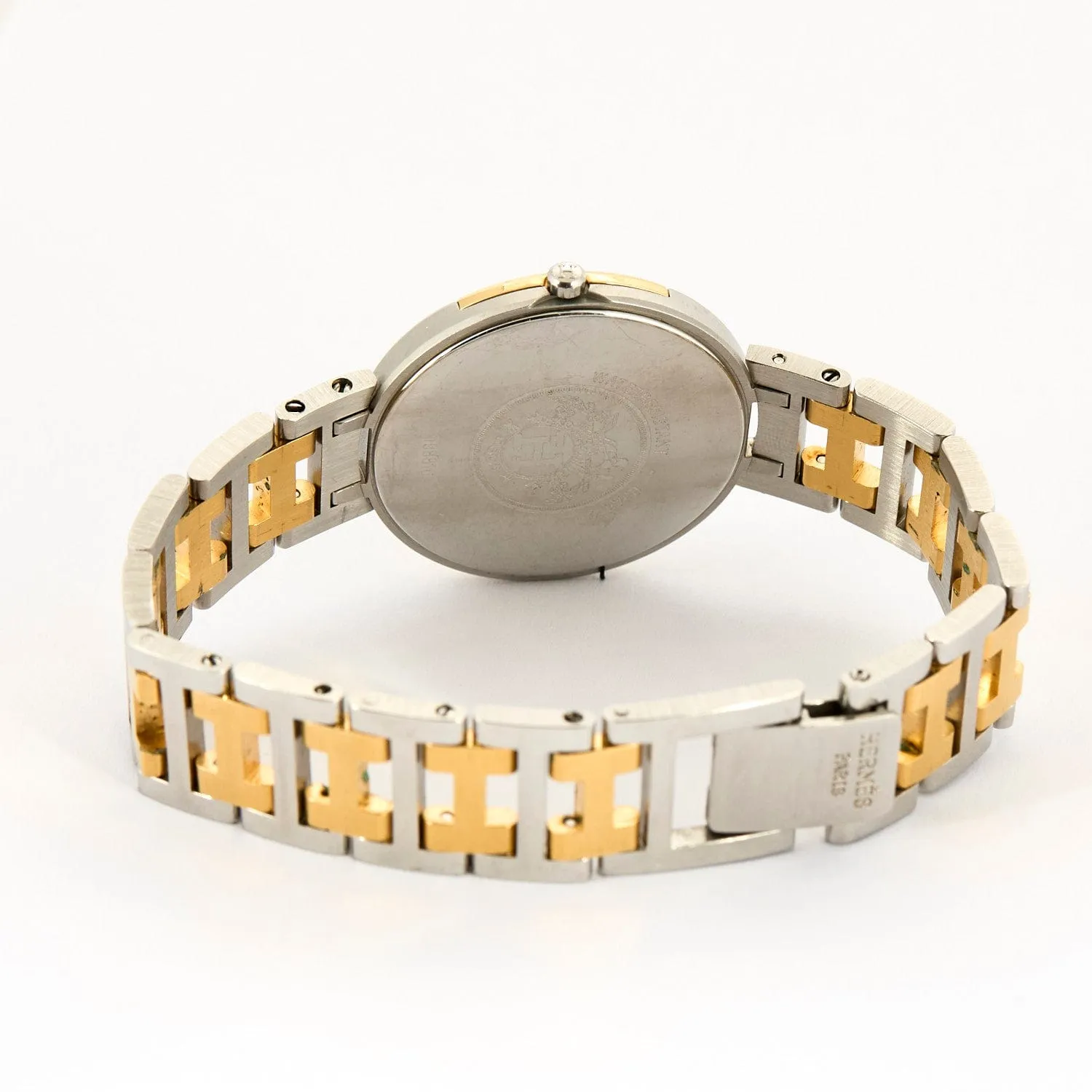 HERMES - Clipper - Montre bracelet en acier et plaqué or sold by 58 Facettes product image thumbnail 5