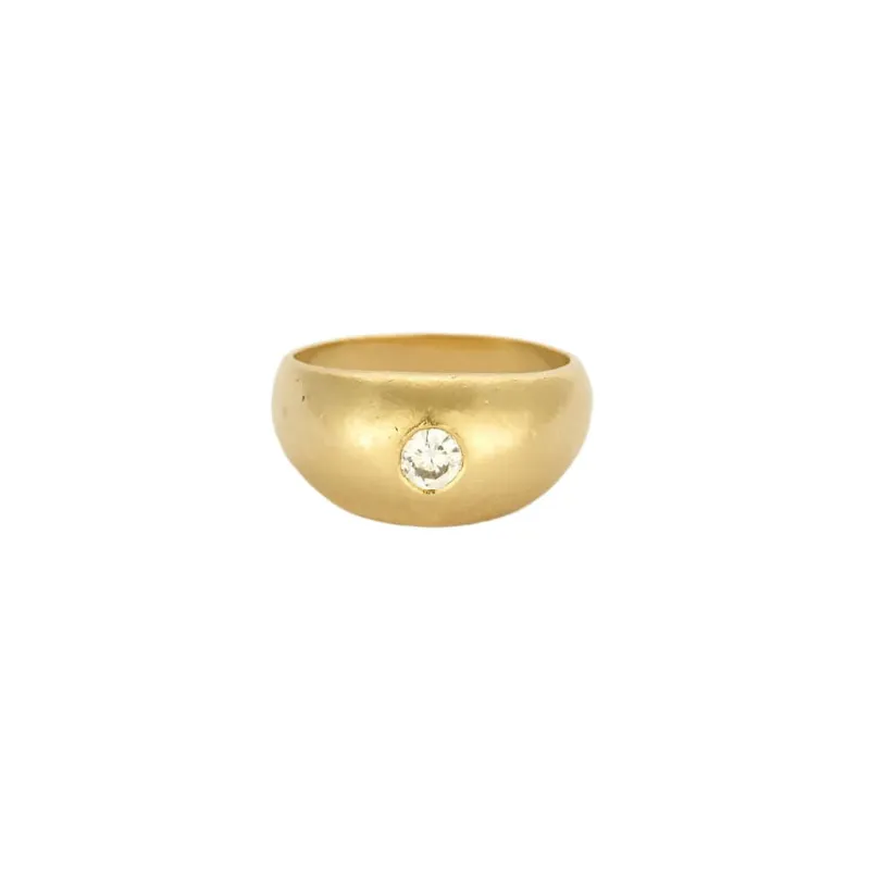 Bague jonc en or jaune et diamant sold by 58 Facettes