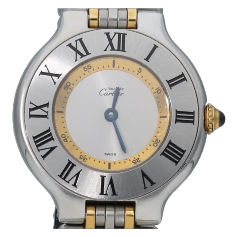 Cartier Montre Must 21 Or Jaune 18K / Acier sold by 58 Facettes