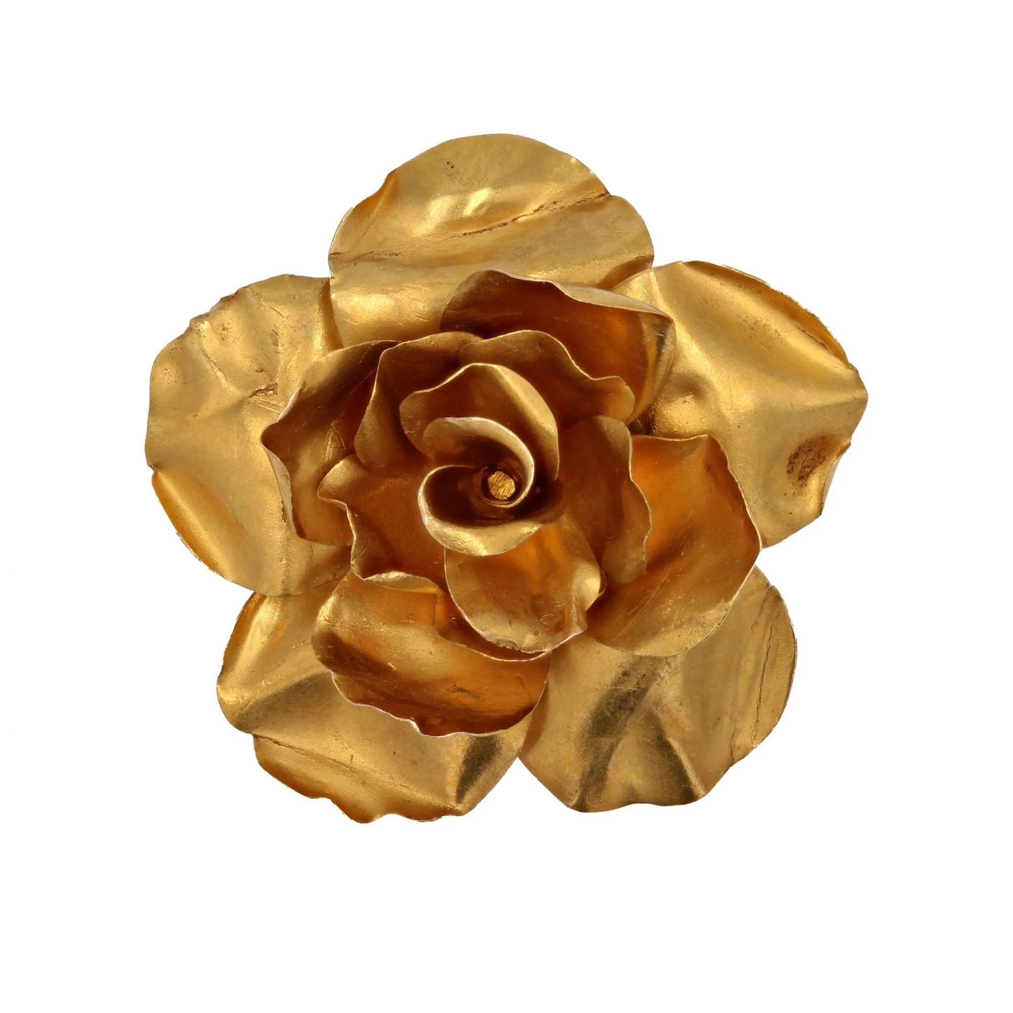 Broche rose ancienne en or jaune sold by 58 Facettes