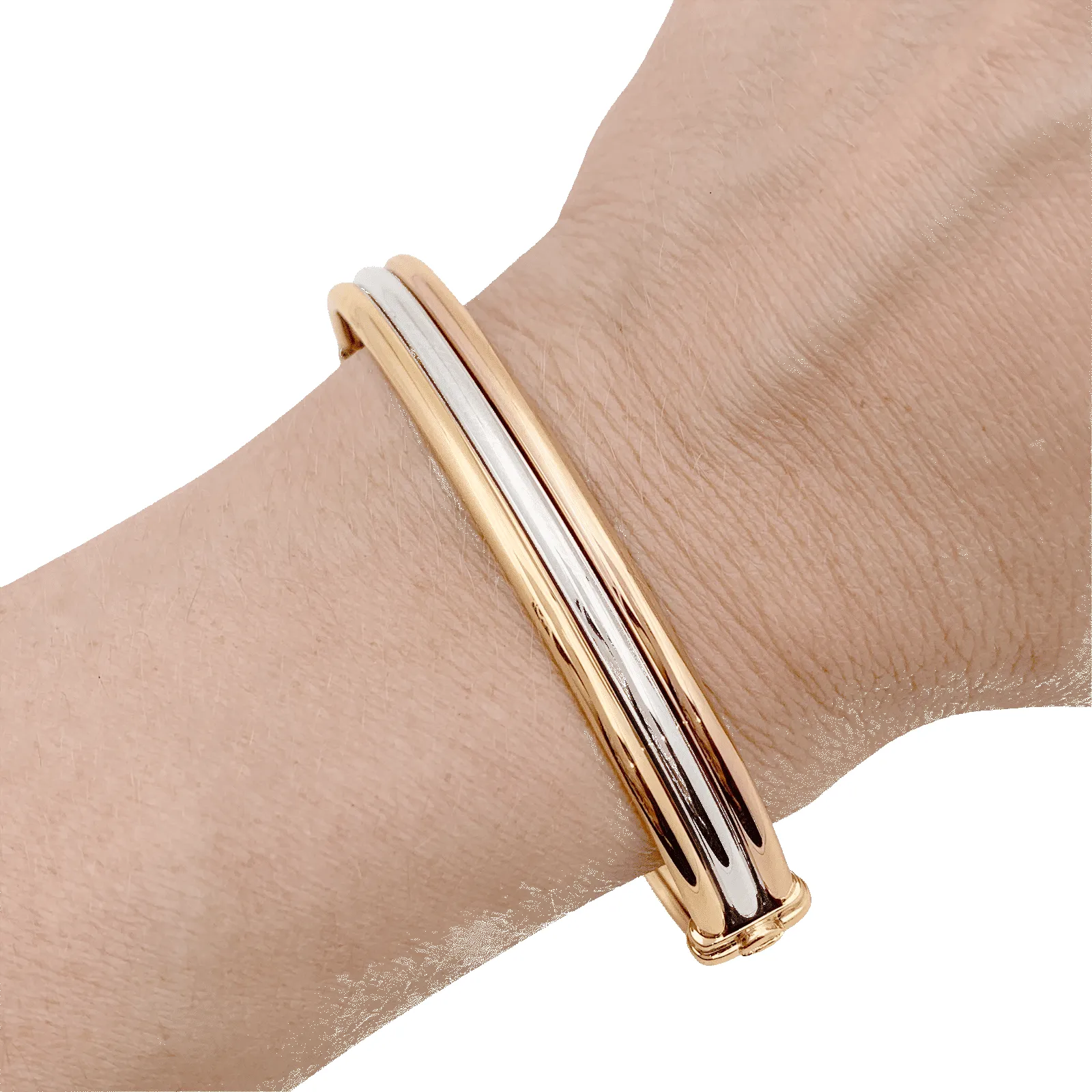 Bracelet vintage Cartier, trois ors. sold by 58 Facettes product image thumbnail 5