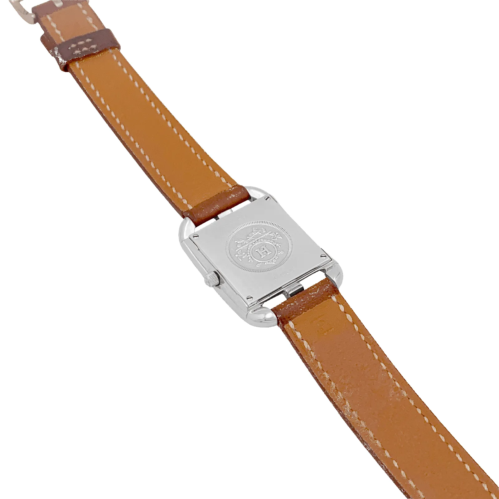Hermès - Montre "Cape Cod", acier, cuir sold by 58 Facettes product image thumbnail 3