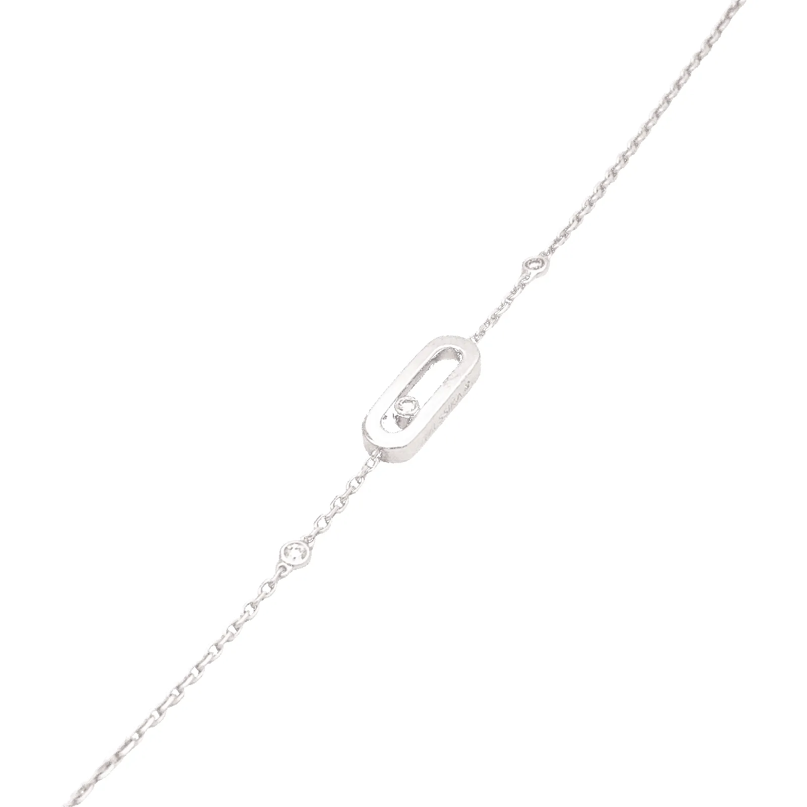 Bracelet Messika, "Move Uno", or blanc et diamants. sold by 58 Facettes product image thumbnail 4