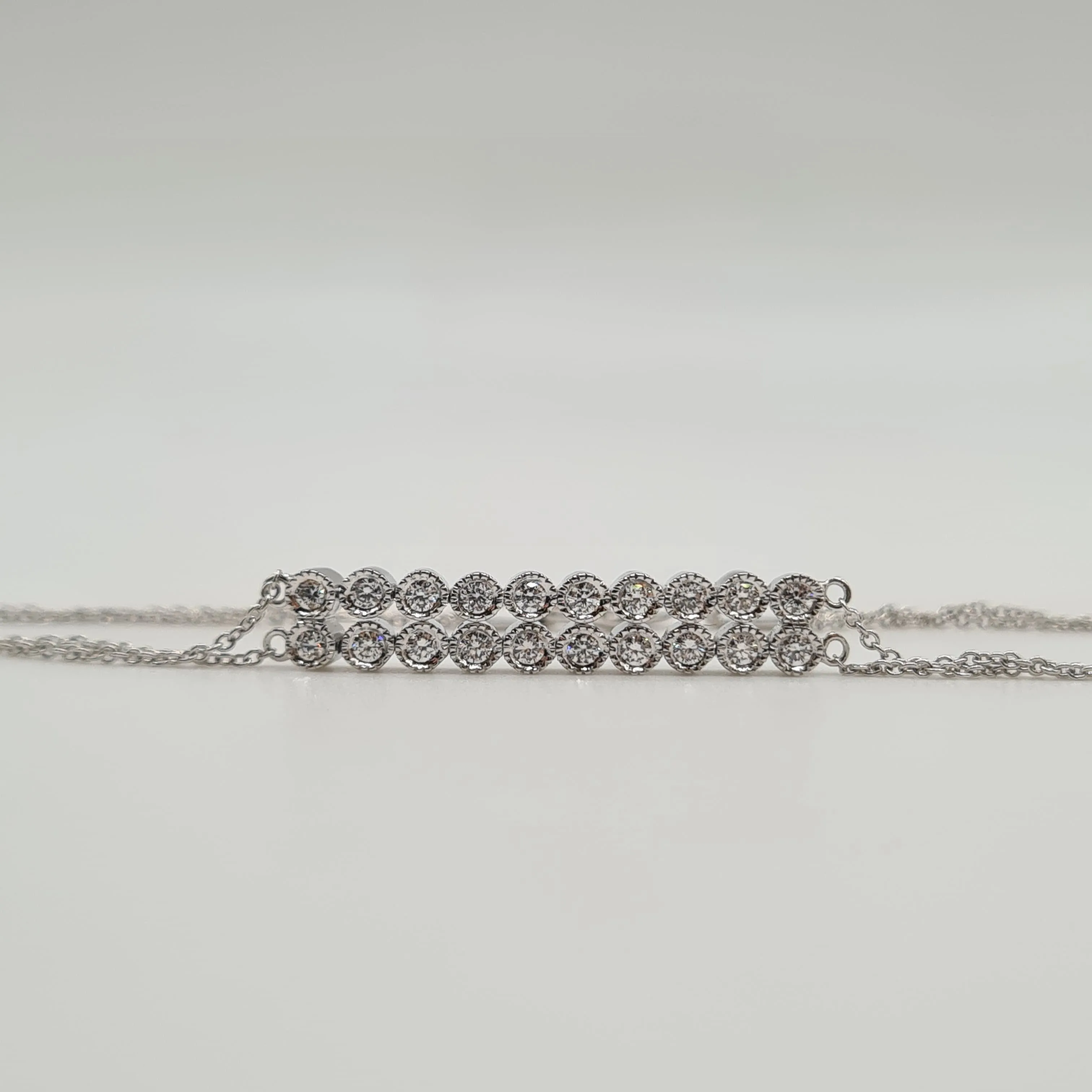 Bracelet or blanc serti de diamants naturels sold by 58 Facettes product image thumbnail 4