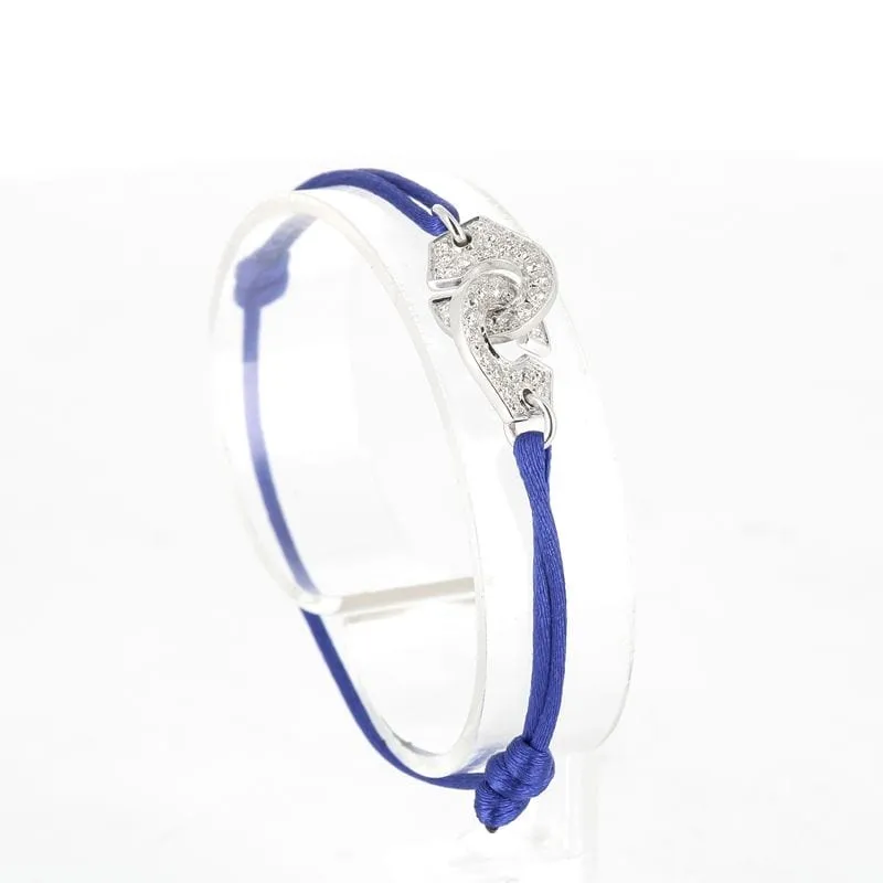Menottes R12 en or blanc et diamants sold by 58 Facettes