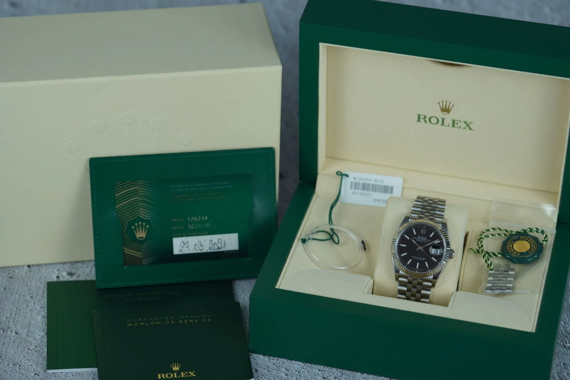 Rolex - Datejust 36 126234 sold by 58 Facettes product image thumbnail 3