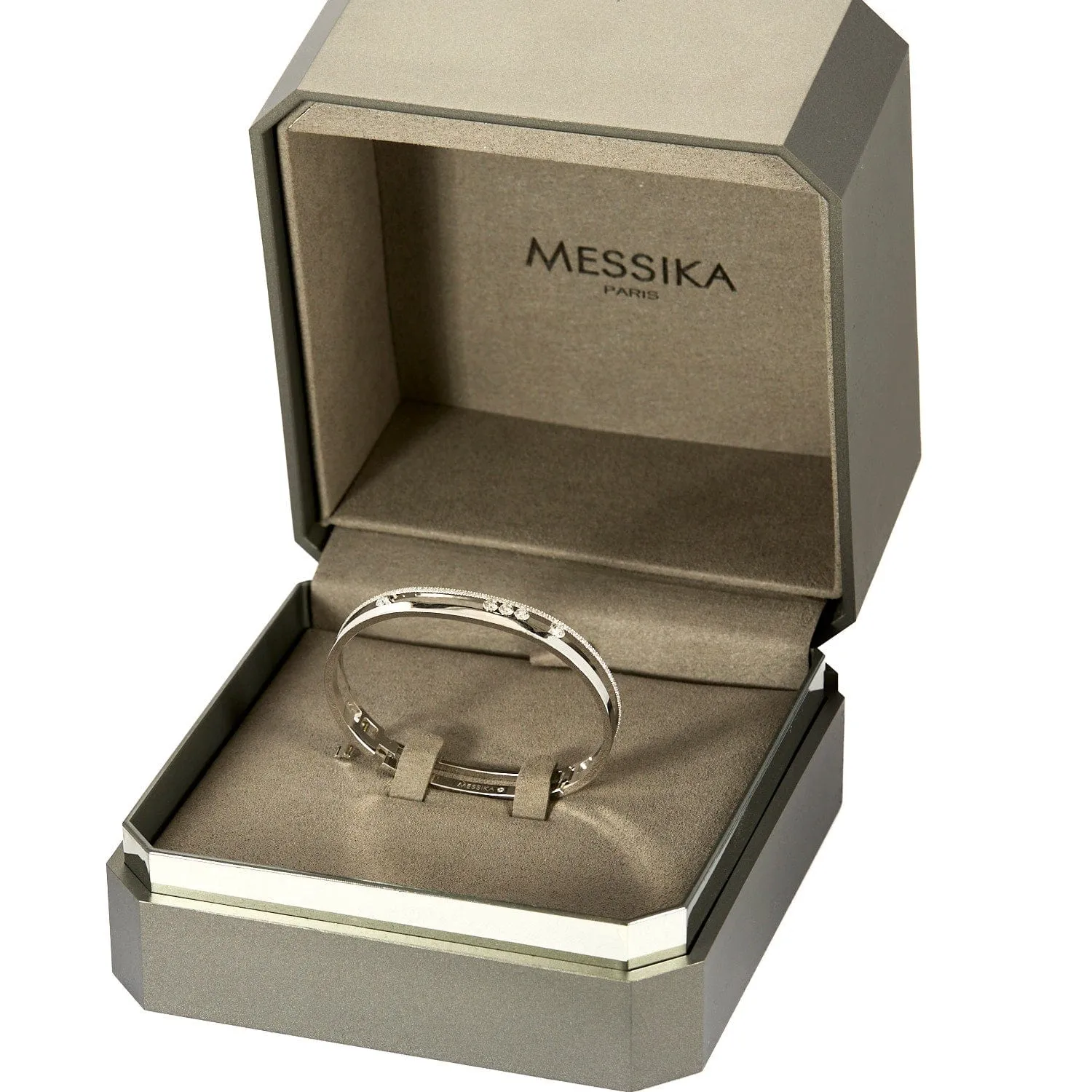 MESSIKA - Bangle move Romane - Bracelet en or gris et diamants sold by 58 Facettes product image thumbnail 3