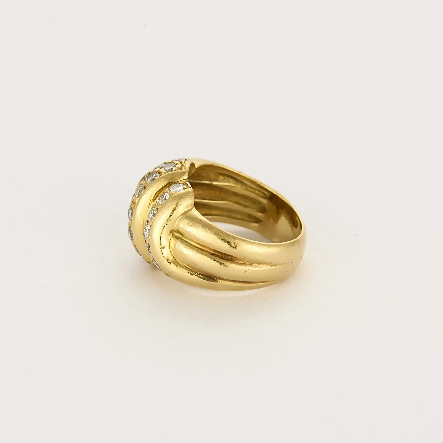 Bague en or jaune et diamants sold by 58 Facettes product image thumbnail 4
