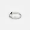 Bague jonc en or gris et diamants sold by 58 Facettes