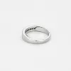 Bague jonc en or gris et diamants sold by 58 Facettes