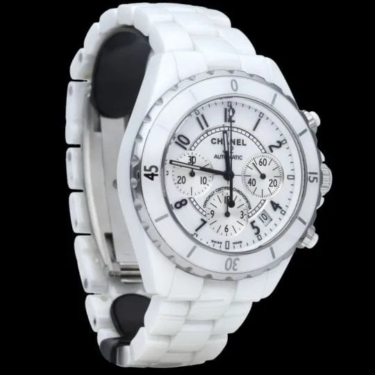 Chanel Montre J-12 Chronograph Automatic Ceramic sold by 58 Facettes product image thumbnail 5